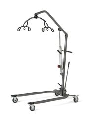Medline Manual Hydraulic Patient Lift with Adjustable Base